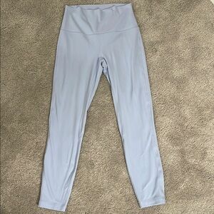 Lululemon Light Blue High-Waisted Leggings